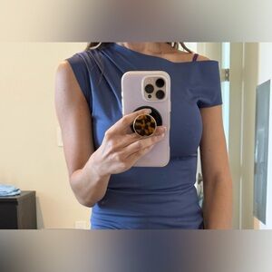 Draped fitted bodysuit